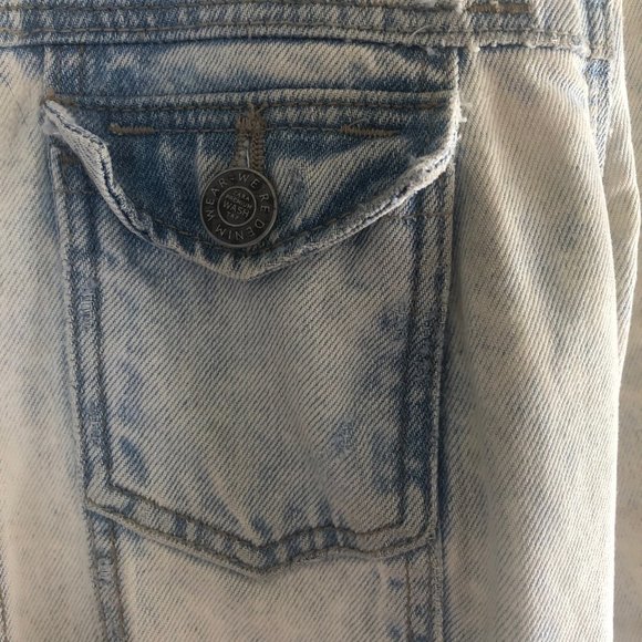ZARA distressed denim jacket - Picture 3 of 4